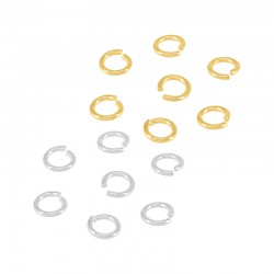 Anilla de Metal Latón 4mm (grosor 0.7mm)