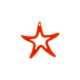 Colgante de Metacrilato Estrella de Mar 53x50mm