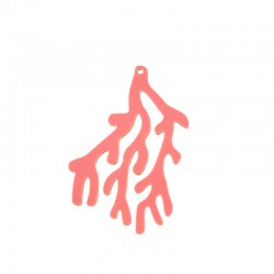 Colgante de Metacrilato Coral 40x60mm