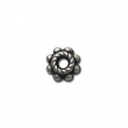Entrepieza de Metal Zamak Rondel 5.5x3mm (Ø 1.8mm)