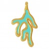 Oro 24K/0.12µm/Turquesa