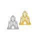 Colgante de Acero Inoxidable 304 Sagrada Familia 21x25/1,4mm