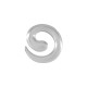 Colgante de Metal Zamak Espiral 35x5mm (Ø2,2mm)