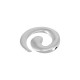 Colgante de Metal Zamak Espiral 35x5mm (Ø2,2mm)