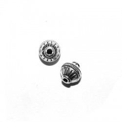 Bola de Metal Zamak Grabada 9x10mm (Ø 1.8mm)