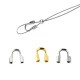 Terminal de Metal Laton en Forma de U para Hilos 0,69mm