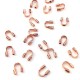 Terminal de Metal Laton en Forma de U para Hilos 0,69mm