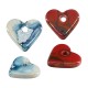 Colgante de Cerámica Esmaltada Corazón 23x20mm (Ø3.2mm)