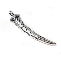Colgante de Metal Zamak Cuerno 13x51mm