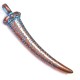 Colgante de Metal Zamak Cuerno 13x51mm