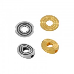 Colgante de Metal Zamak Ovalado 15x17mm Ø3,2mm