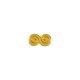 Entrepieza de Metal Zamak Redondeada con Espiral 12x7mm (Ø2,2mm)