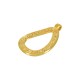 Colgante de Metal Zamak Gota Irregular 19x27m