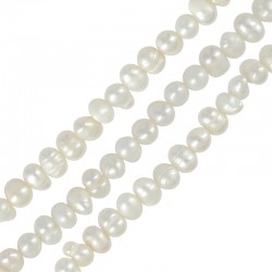 Perla Cultivada (3-4mm) (Ø~0.7mm) (~89pcs)