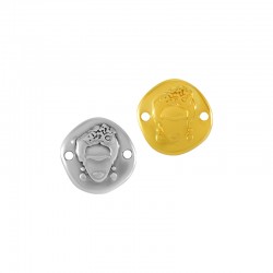 Conector de Metal Zamak Frida Kahlo 17mm