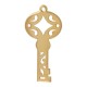 Pieza Decorativa de Acero Inoxidable 304 Llave 45x90/1.5mm