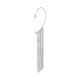 Pendiente de Metal Latón con Cristal 34x140mm