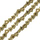 Entrepieza de Hematite Flor 4mm (40cm/tira)