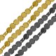 Entrepieza de Hematita Redondo 3,9/1,9mm(Ø0,8mm)(~40pcs/tira)