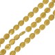 Entrepieza de Hematita Ovalada 8,4x10/4,2mm(Ø1,1mm)(~40pcs/str)