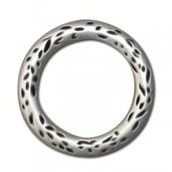 Anilla de Metal Zamak Martillada 25mm