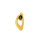 Colgante de Metal Zamak Irregular con Esmalte 11x24mm