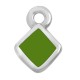 Colgante de Metal Zamak Rombo con Esmalte 8mm