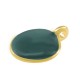 Colgante de Metal Zamak Redondo Esmaltado 13mm