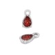 Colgante de Metal Zamak Gota con Esmalte 6x8mm