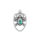 Colgante de Metal Zamak Irregular 23x32mm
