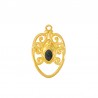 Oro 24K/Negro Perlado