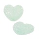 Entrepieza de Acrilico Corazón 23x26mm