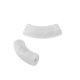 Tubo de Acrilico Curvado 36x12mm
