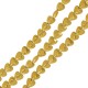 Entrepieza de Hematita Corazón Facetado 4x4/2,4mm(Ø0,8mm)(~40pcs/tira)