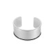 Pulsera de Metal Latón Ajustable 30x66mm con Base para Cordón Plano 30mm
