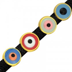 Pasador de Metal Zamak Esmaltado Redondo 9mm (Ø 5.5x2.5mm)
