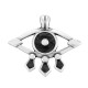Colgante de Metal Zamak Ojo Esmaltado 32x22mm