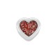 Pasador de Metal Zamak Corazón con Esmalte 9mm(Ø2.2mm)