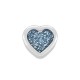 Pasador de Metal Zamak Corazón con Esmalte 9mm(Ø2.2mm)