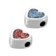 Pasador de Metal Zamak Corazón con Esmalte 9mm(Ø2.2mm)