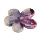 Colgante de Cerámica Flor con Esmalte 50mm (Ø4.5mm)