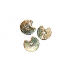 Colgante de Ceramica Redondo Irregular ~49mm