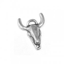 Colgante de Metal Zamak Craneo de Vaca 15x20mm
