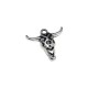 Colgante de Metal Zamak Cabeza de Toro 19x16mm