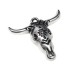 Colgante de Metal Zamak Cabeza de Toro 32x26mm