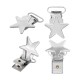 Clip de Metal con Cara 30x41mm Ø20mm