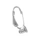 Pendiente con Clip de Laton con Cierre 8x19mm