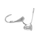 Pendiente con Clip de Laton con Cierre 8x19mm