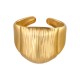 Anillo de Acero Inoxidable 304 con Lineas 16x20mm