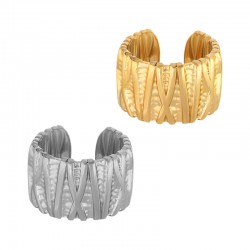 Anillo de Acero Inoxidable 304 con Rombo 14x21mm